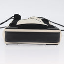 BALENCIAGA Navy Cabas XS Bag Canvas Leather White Navy 390346 Auth ep13935-5