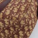 Christian Dior Trotter Canvas Hand Bag Red Gold Auth ep13938-9