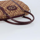 Christian Dior Trotter Canvas Hand Bag Red Gold Auth ep13938-7