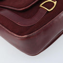 GUCCI Micro GG Supreme Shoulder Bag Bordeaux Gold Auth ep13943-15