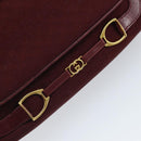 GUCCI Micro GG Supreme Shoulder Bag Bordeaux Gold Auth ep13943-18