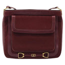 GUCCI Micro GG Supreme Shoulder Bag Bordeaux Gold Auth ep13943-13