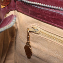GUCCI Micro GG Supreme Shoulder Bag Bordeaux Gold Auth ep13943-21