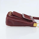 GUCCI Micro GG Supreme Shoulder Bag Bordeaux Gold Auth ep13943-3
