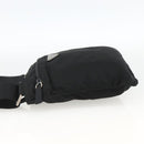 PRADA Shoulder Bag Nylon Black Silver Auth ep13949-3
