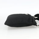 PRADA Shoulder Bag Nylon Black Silver Auth ep13949-4