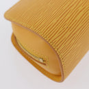 LOUIS VUITTON Epi Dauphine PM Pouch Yellow M48449 LV Auth ep13951-10