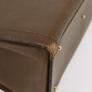 GUCCI Bamboo Hand Bag Leather Brown Gold 002 8260 Auth ep13953-9