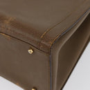 GUCCI Bamboo Hand Bag Leather Brown Gold 002 8260 Auth ep13953-14