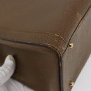 GUCCI Bamboo Hand Bag Leather Brown Gold 002 8260 Auth ep13953-15