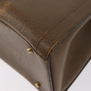 GUCCI Bamboo Hand Bag Leather Brown Gold 002 8260 Auth ep13953-16