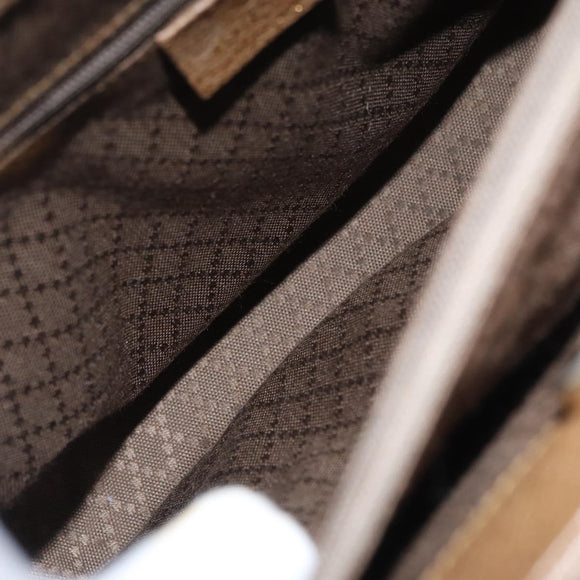 GUCCI Bamboo Hand Bag Leather Brown Gold 002 8260 Auth ep13953