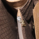 GUCCI Bamboo Hand Bag Leather Brown Gold 002 8260 Auth ep13953-22