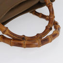 GUCCI Bamboo Hand Bag Leather Brown Gold 002 8260 Auth ep13953-7