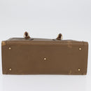 GUCCI Bamboo Hand Bag Leather Brown Gold 002 8260 Auth ep13953-5