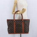 LOUIS VUITTON Monogram Sack Weekend PM Hand Bag M42425 LV Auth ep13954-22