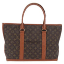 LOUIS VUITTON Monogram Sack Weekend PM Hand Bag M42425 LV Auth ep13954-3