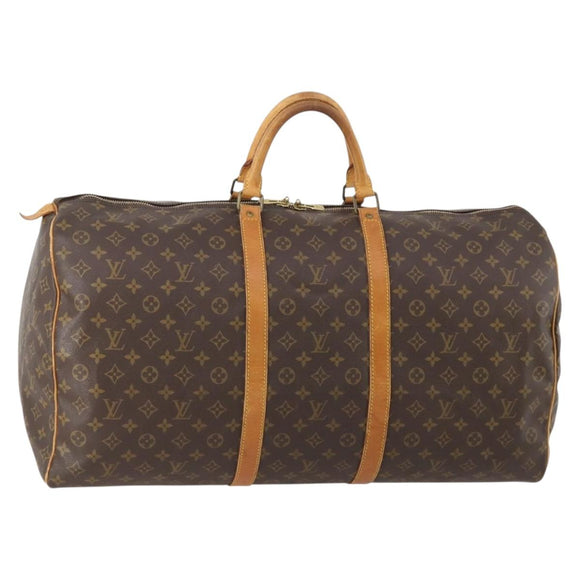 LOUIS VUITTON Monogram Keepall 60 Boston Bag M41422 LV Auth ep13958