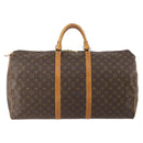 LOUIS VUITTON Monogram Keepall 60 Boston Bag M41422 LV Auth ep13958-13