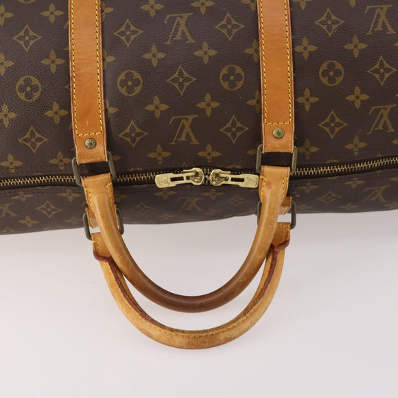 LOUIS VUITTON Monogram Keepall 60 Boston Bag M41422 LV Auth ep13958
