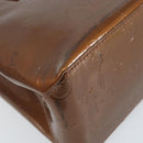 LOUIS VUITTON Monogram Vernis Reade PM Hand Bag Bronze M91146 LV Auth ep13959-16
