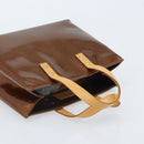 LOUIS VUITTON Monogram Vernis Reade PM Hand Bag Bronze M91146 LV Auth ep13959-6