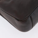 GUCCI Bamboo Hand Bag Leather 2way Brown Gold 001 1638 Auth ep13961-14