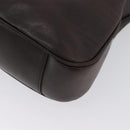 GUCCI Bamboo Hand Bag Leather 2way Brown Gold 001 1638 Auth ep13961-15