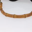 GUCCI Bamboo Hand Bag Leather 2way Brown Gold 001 1638 Auth ep13961-7