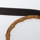GUCCI Bamboo Hand Bag Leather 2way Brown Gold 001 1638 Auth ep13961-8