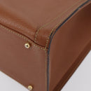 GUCCI Bamboo Hand Bag Leather Brown Gold 002 1095 Auth ep13963-11