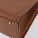 GUCCI Bamboo Hand Bag Leather Brown Gold 002 1095 Auth ep13963-13
