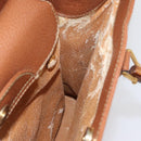 GUCCI Bamboo Hand Bag Leather Brown Gold 002 1095 Auth ep13963-19