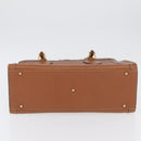 GUCCI Bamboo Hand Bag Leather Brown Gold 002 1095 Auth ep13963-9