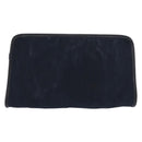 Christian Dior Trotter Canvas Clutch Bag 2 Set Navy Gold Auth ep13971-3