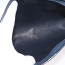 Christian Dior Trotter Canvas Clutch Bag 2 Set Navy Gold Auth ep13971-8