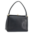 GUCCI Hand Bag Leather Black Gold 000 26 0025 Auth ep13973-1