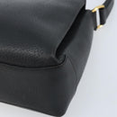 GUCCI Hand Bag Leather Black Gold 000 26 0025 Auth ep13973-12