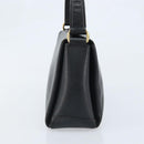 GUCCI Hand Bag Leather Black Gold 000 26 0025 Auth ep13973-4