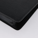 LOUIS VUITTON Epi Montaigne 27 Clutch Bag Black M52652 LV Auth ep13974-16