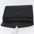 LOUIS VUITTON Epi Montaigne 27 Clutch Bag Black M52652 LV Auth ep13974-8