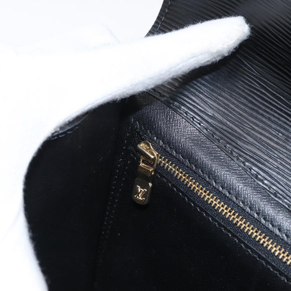 LOUIS VUITTON Epi Montaigne 27 Clutch Bag Black M52652 LV Auth ep13974