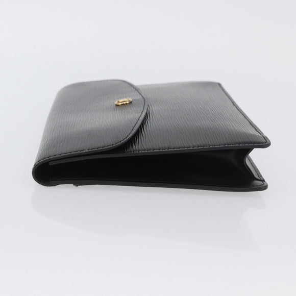LOUIS VUITTON Epi Montaigne 27 Clutch Bag Black M52652 LV Auth ep13974