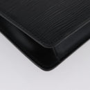 LOUIS VUITTON Epi Montaigne 27 Clutch Bag Black M52652 LV Auth ep13974-7