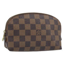 LOUIS VUITTON Damier Ebene Pochette Cosmetic PM Pouch N47516 LV Auth ep13975-1