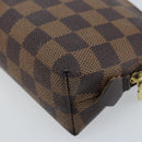 LOUIS VUITTON Damier Ebene Pochette Cosmetic PM Pouch N47516 LV Auth ep13975-15