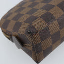 LOUIS VUITTON Damier Ebene Pochette Cosmetic PM Pouch N47516 LV Auth ep13975-16