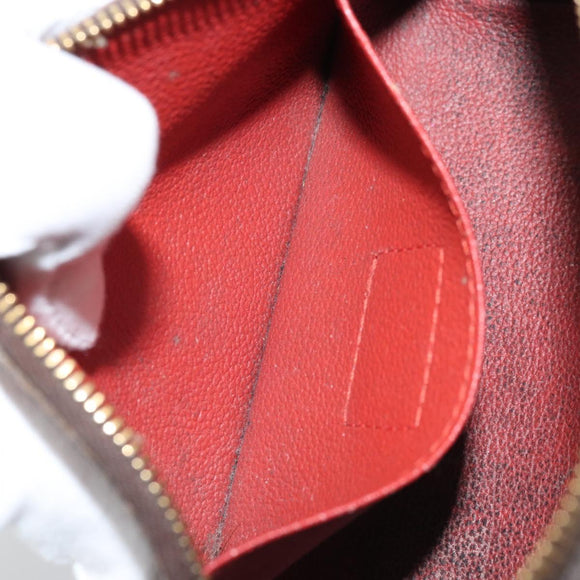 LOUIS VUITTON Damier Ebene Pochette Cosmetic PM Pouch N47516 LV Auth ep13975