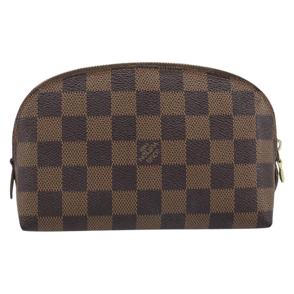 LOUIS VUITTON Damier Ebene Pochette Cosmetic PM Pouch N47516 LV Auth ep13975