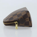 LOUIS VUITTON Damier Ebene Pochette Cosmetic PM Pouch N47516 LV Auth ep13975-4
